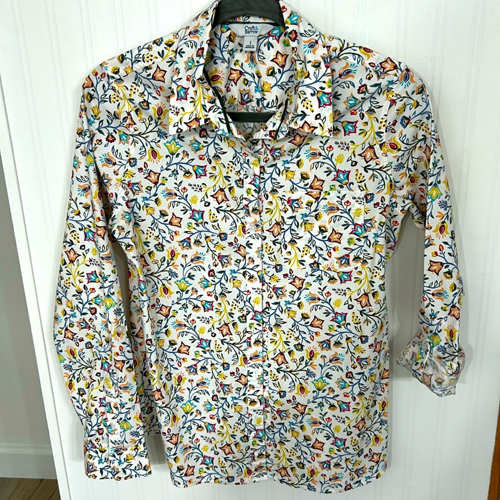 Women’s long sleeve floral top
